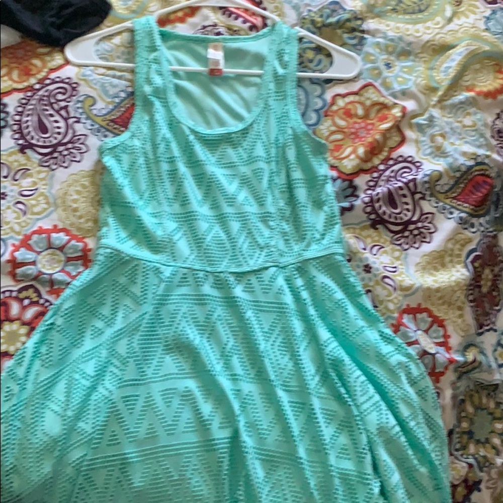 Teal dress